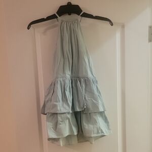 Light Blue Tiered Kids Dress